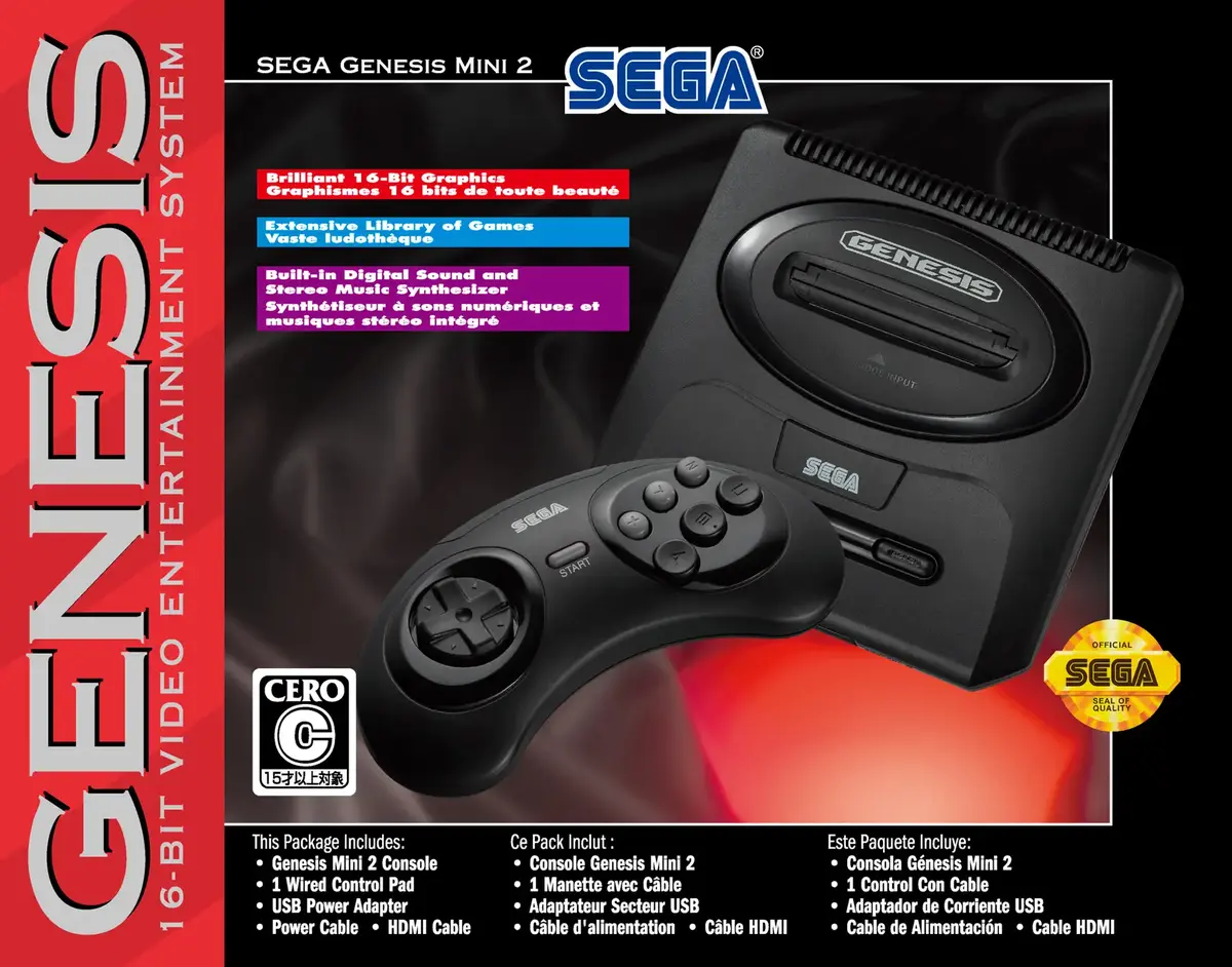 『SEGA Genesis Mini 2』数量限定販売決定！ 日本での取り扱いはAmazon.co.jpのみ