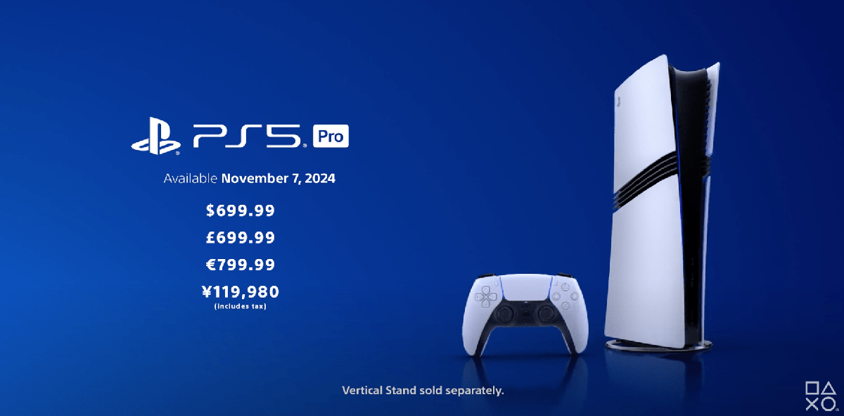 PS5 Pro　2024年11月7日に発売決定！日本での販売価格は119,980円